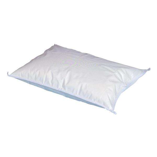 Pillow Cover 21 in x 27 in Plasticized Polyester White Ea